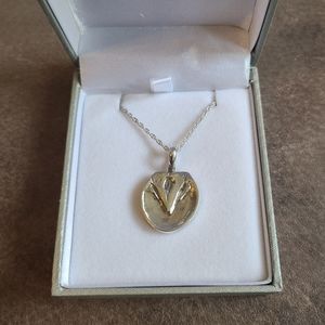 NEW Horse Hoof Necklace Cast in Sterling Silver on Rope Chain